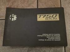 catalogo parti di ricambio Alfa Romeo 1750 berlina 