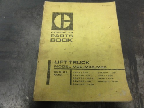 Caterpillar cat m30 - m40, m50