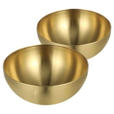  2 Pcs Ciotole Acciaio Inox