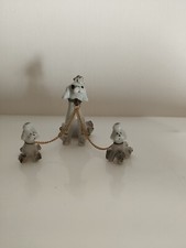 cagnolini barboncini in ceramica anni '80