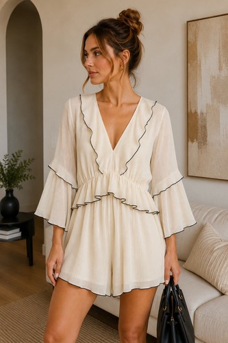 Pagliaccetto zara ruffle trim - pagliaccetto,