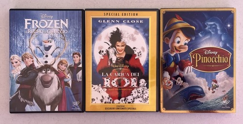 Disney italian dvd lot 3 - disney,
