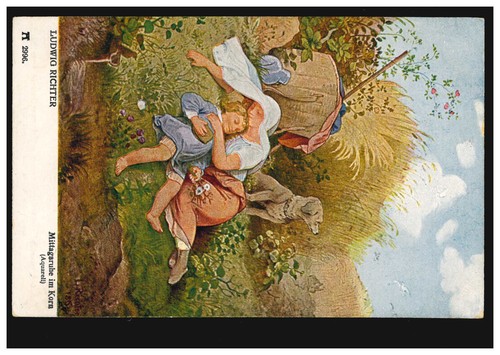 Cartolina artista ludwig - cartolina,