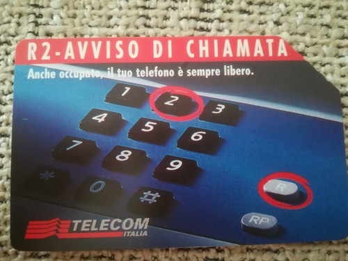 Scheda carta telefonica - scheda,