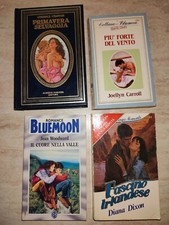 BLUEMOON lotto 4 romanzi d'amore ed. Armando Curcio e Peruzzo 1983/86