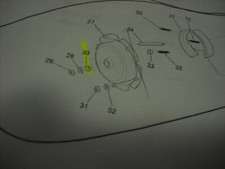 116097 CONO X MOZZO RUOTA POST. PIAGGIO APE 50 TUTTE LE VERSIONI (ORIG. PIAG.)