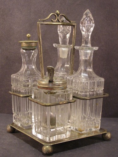 Victorian bottle condiment - bottle,