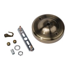 Vintage Rosone Gancio Piastra Luce Montaggio Lampadario Pendente Lampada Parte