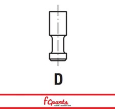 KIT 4 VALVOLE ASPIRAZIONE MINI AUSTIN-INNOCENTI 950 FRECCIA 1467