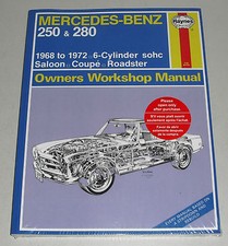 Manuale riparazione Mercedes Benz R113 Pagoda 250 / 280 SL + W108 + W111 S SE SEL