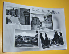 CARTOLINA ANTICA SALUTI DA BETTONA VIAGG 1958