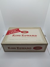 Vintage King Edward the Seventh with 44 Cigars King Edward Imperial Cigar Box