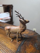 Cervo in metallo fuso vintage