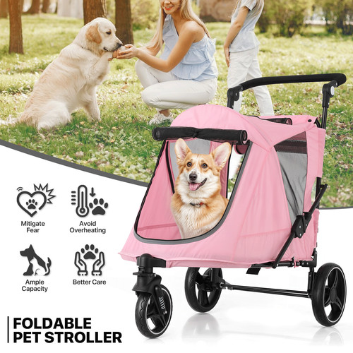 Passeggino pieghevole per cani