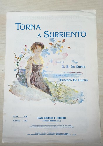 Spartito musicale torna - musicale, a