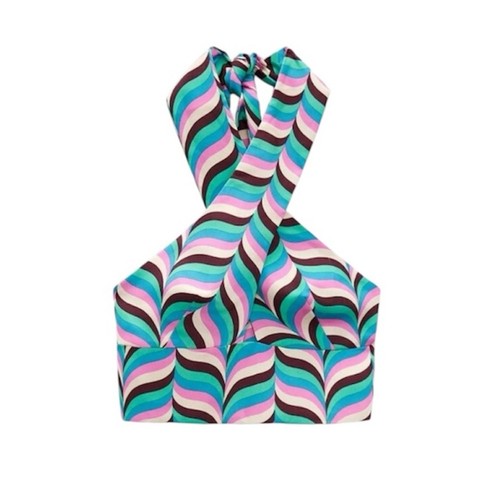 Zara satin effect crop - satin,
