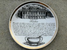 Plat porcelaine FONDUA FORNASETTI edition spéciale FIAT TORINO  plate porcelain