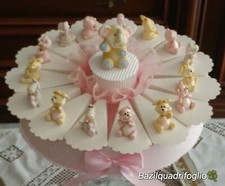 Torta bomboniera battesimo - bomboniera,