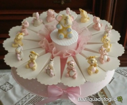 Torta bomboniera battesimo - torta,