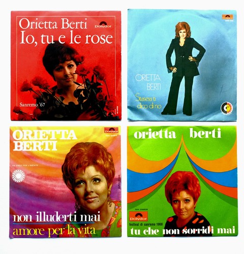 Lotto 4x7 dischi orietta - dischi,