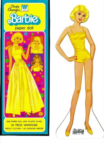 Bambole carta barbie - di,