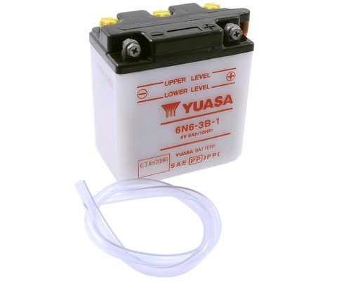 Batteria yuasa 6n6 - batteria,