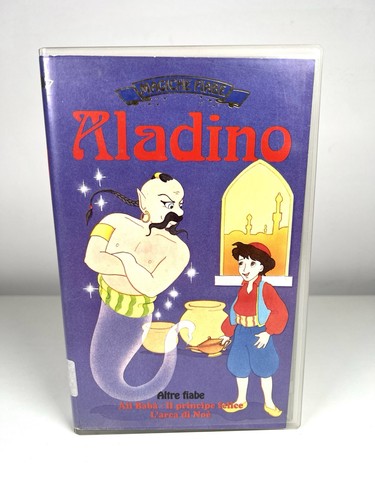 Vhs aladino magiche fiabe - vhs,