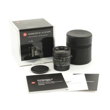 LEICA 28MM F2 SUMMICRON-M VERNICE NERO OPACO + SCATOLA 11725 #4212