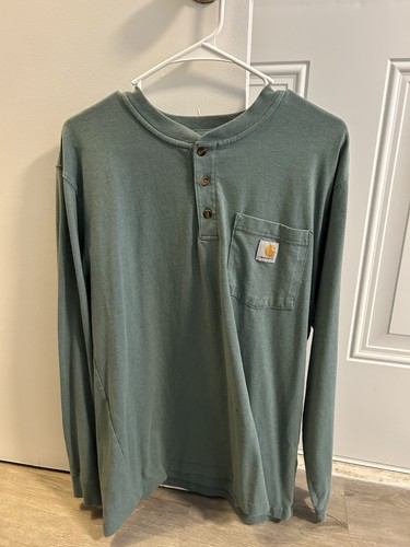 Carhartt henley verde uomo - henley,