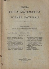 Rivista di fisica, matematica
