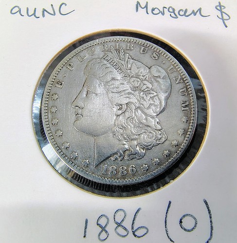 1886 morgan usd aunc - $,