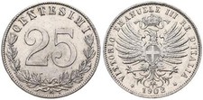 Italia Italy - 25 Centesimi