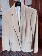 BLAZER A RIGHE IN COTONE PESANTE COLORE BEIGE MARCA: DONNA ENRICA