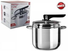 Pentola a pressione Inox 5 / 7 litri acciaio induzione