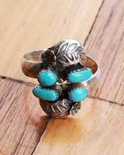 Anello Zuni STERLING Blu Cielo