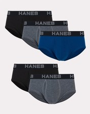 Hanes Ultimate Comfort Flex Fit Slip Uomo con Tasca di Supporto Totale, Confezione da 5