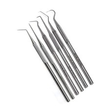 Sonde Dentali Explorer Igiene Pulizia Strumenti Esame Nuovo Set di 6