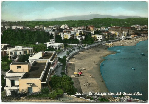 Scauri spiaggia vista dal - spiaggia,