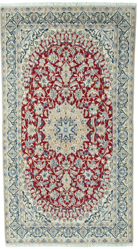 Tappeto persiano nain con - tappeto,