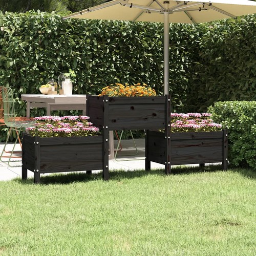 Fioriere legno massello di - in,