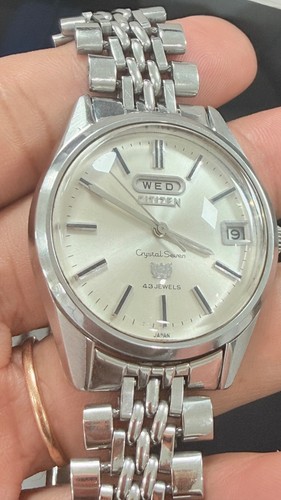 Raro vintage citizen - vintage, crystal