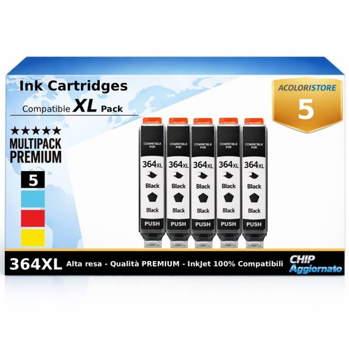 Cartucce 364 xl nero - 5, hp