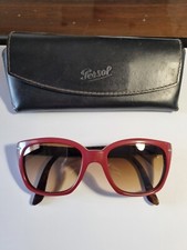 Occhiali da sole Persol donna con custodia e panno BUONE CONDIZIONI (no graffi) 