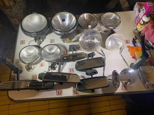 Fari e retrovisori auto d'epoca rally