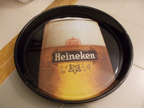 Vassoio birra heineken rotondo - heineken,