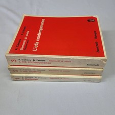 (Camera Fabietti) L'età contemporanea + Moderna + Medioevo   Zanichelli 3 vol.