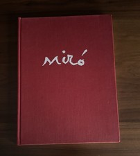 Miro Red Hardcover 1979 Art
