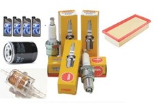 Kit Tagliando Fiat Panda Uno Tipo Lancia Y10 Motori Fire i.e Olio 10W40 Candele 