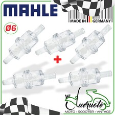 FILTRO BENZINA MOTO 5 FILTRI CARBURANTE UNIVERSALE TUBO QUAD MINIMOTO SCOOTER