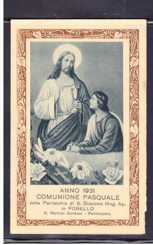 Santino ricordo comunione - ricordo,